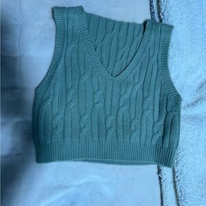 SHEIN Mint Green Knit Top